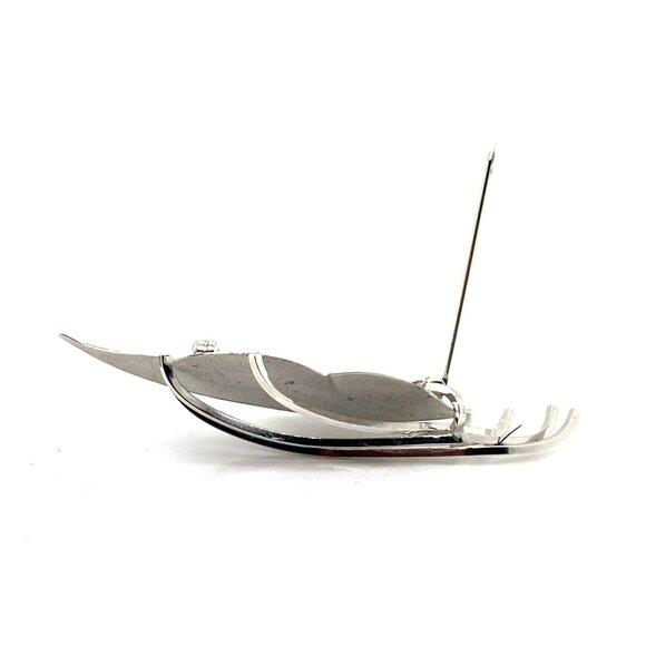 VTG DCE Sterling‎ Silver Modernist Design Brooch! 63 - Picture 7 of 8